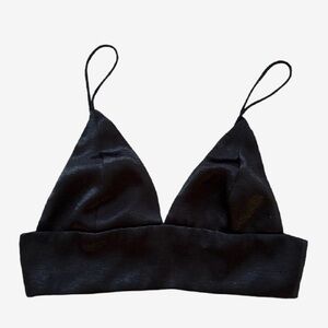 Rehab Sleek Black Bralette